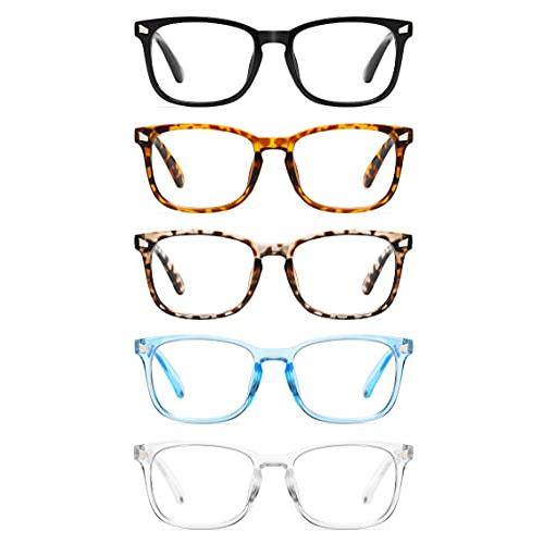 CCVOO 5 Pack Reading Glasses Blue Light Blocking, ...