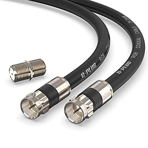 30FT G-PLUG RG6 Coaxial Cable Connectors Set ? Hig...