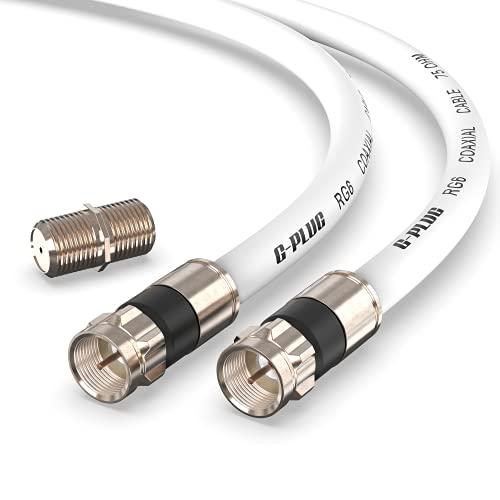 15FT G-PLUG RG6 Coaxial Cable Connectors Set ? Hig...