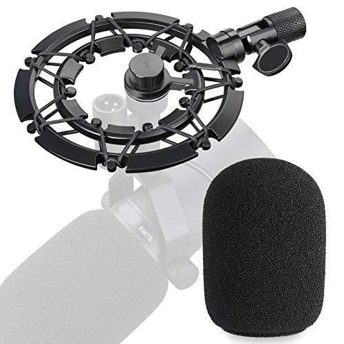 YOUSHARES SM7B Shock Mount with Pop Filter Matchin...