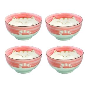 JapanBargain 2484, Set of 4 Large Japanese Porcelain Soup Bowl for Dinner L