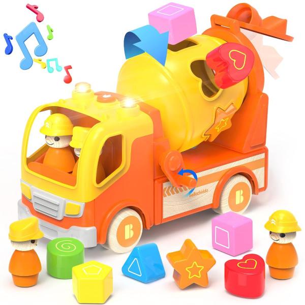 BELLOCHIDDO Wooden Toy Cars for Toddlers Learning ...