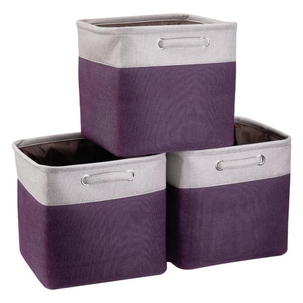 Fabric Cube Storage Boxes Foldable Storage Bins 13...