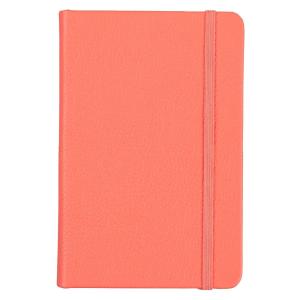 Leatherpress Classic Leather Notebook Journal、ハードカバー、コーラルレッド、ポケット (9.75cm xの商品画像