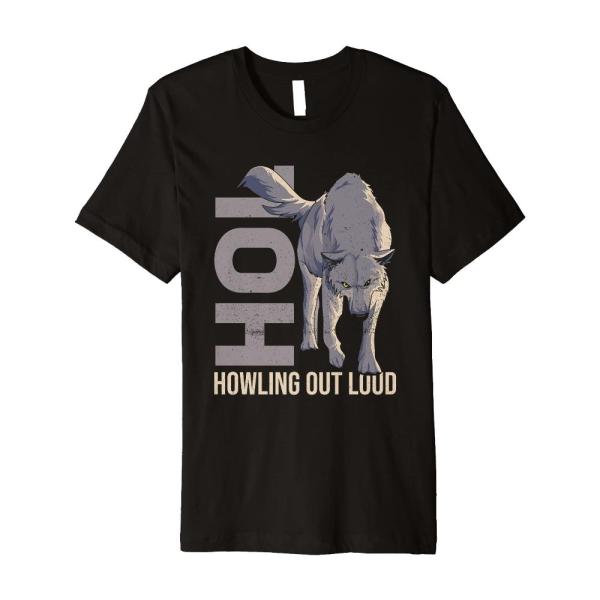 HOL - Howling out loud Design for a Wolf Lover Pre...