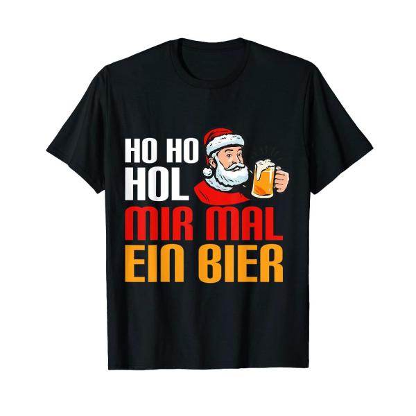 Ho Ho Hol Me A Beer Christmas Father Christmas Fun...