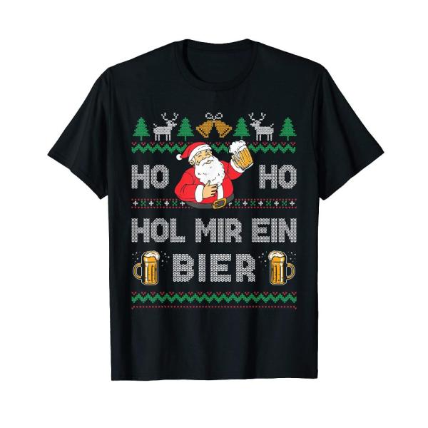 Hol mir ein Beer Saufen Fun Ugly Christmas Sweater...