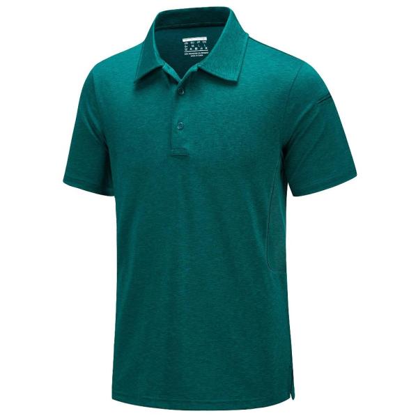 TACVASEN Golf Shirts for Men Work Polo Shirt with ...