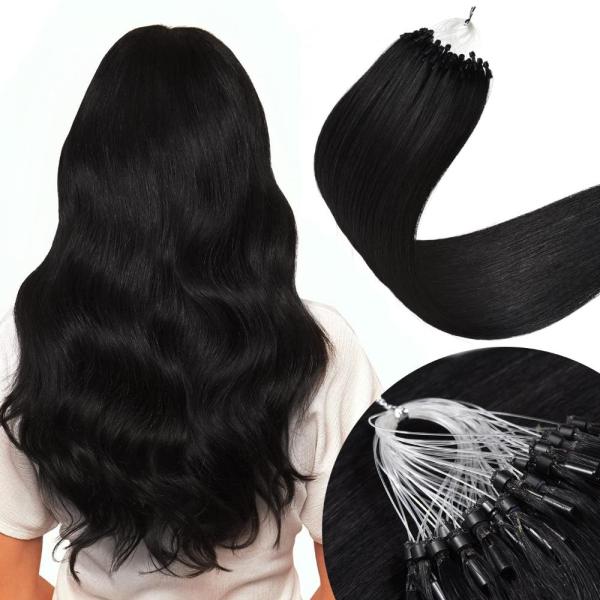 Senmy Micro Links Hair Extensions Real Human Hair ...