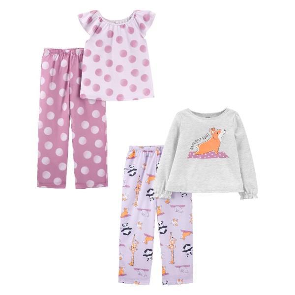 Simple Joys by Carters パジャマセット 4-piece Poly Pajama...