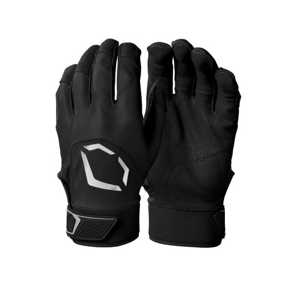 EvoShield Standout Batting Glove - Black, Medium