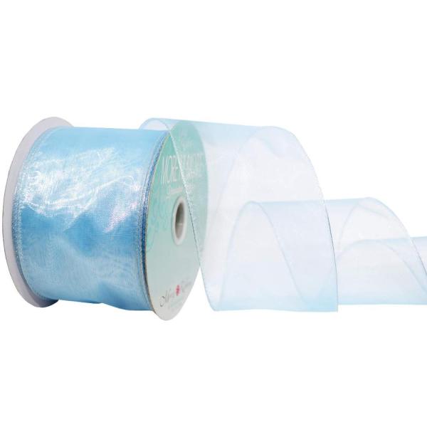 Morex Ribbon Wired 2-1/2-Inch Chiffon Ribbon with ...