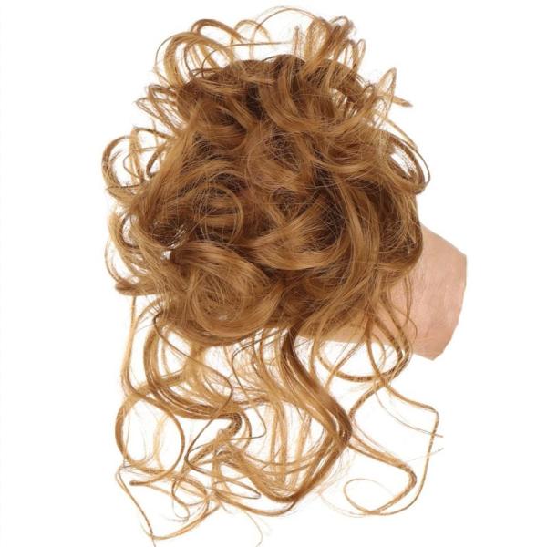 Messy Bun Hair Pieces Curly Wave Hair Bun Scrunchi...