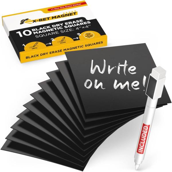 Dry Erase Magnetic Labels - Reusable Sticky Notes ...