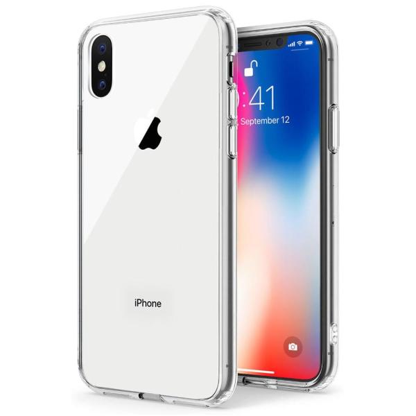 TENOC 電話ケース iPhone Xs Max対応 クリアケース 黄ばみ防止 耐衝撃 保護バンパ...