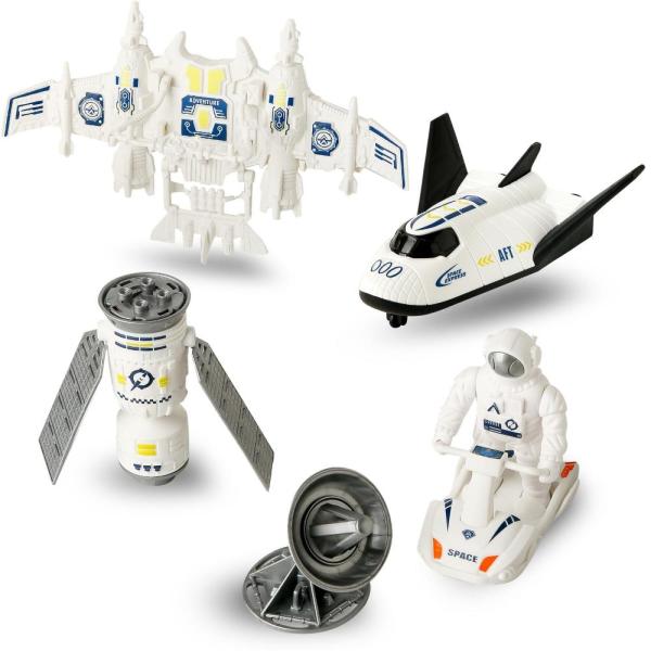 Wbzle Space Shuttle Toy, Astronaut Toys Playset, O...