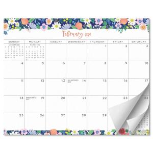 S&O フローラル磁気冷蔵庫カレンダー 2024年1月~2025年6月~ - 切り離し冷蔵庫カレンダー イベントや予定の追跡に - 18ヶ月マグネットの商品画像