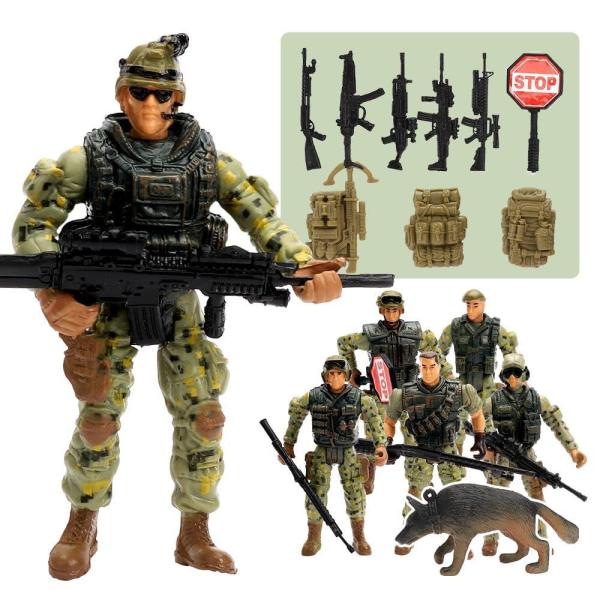 ViiKONDO Action Figure Army Men Toy Soldier 1/18 S...