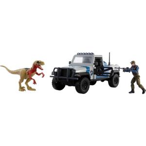 Mattel Jurassic World Truck Set, Atrociraptor Dino...