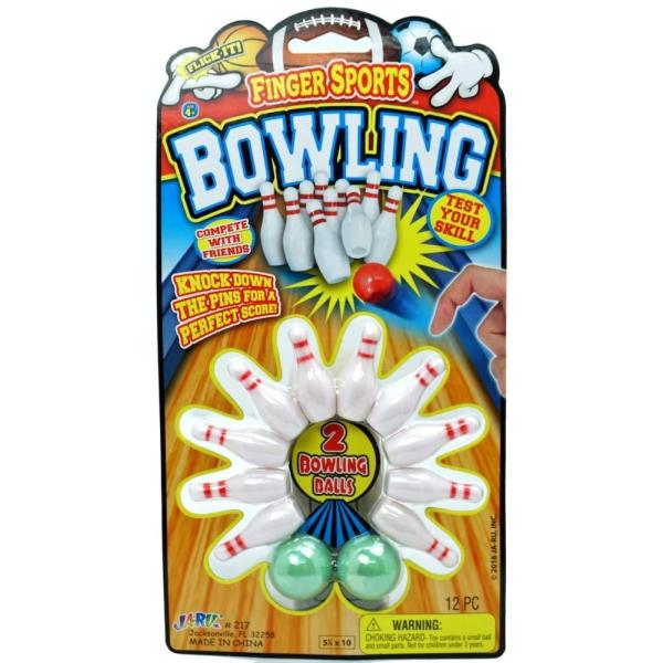 JA-RU Finger Bowling Game Portable Pocket Board It...