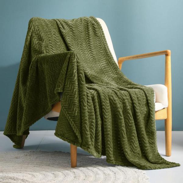 Exclusivo Mezcla Large Flannel Fleece Throw Blanke...