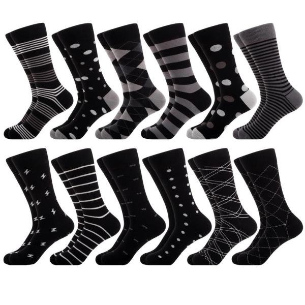 WeciBor Mens Seamless Combed Cotton Dress Socks - ...