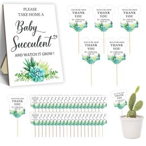 Greenery Baby Shower Party Favors- Watch Me Grow S...