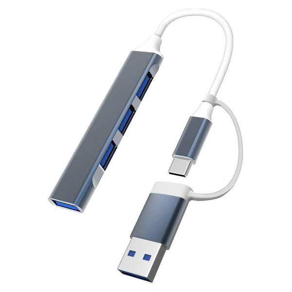 axGear USB-C Type C - USB 3.0 4ポートハブ USBアダプター USB-...