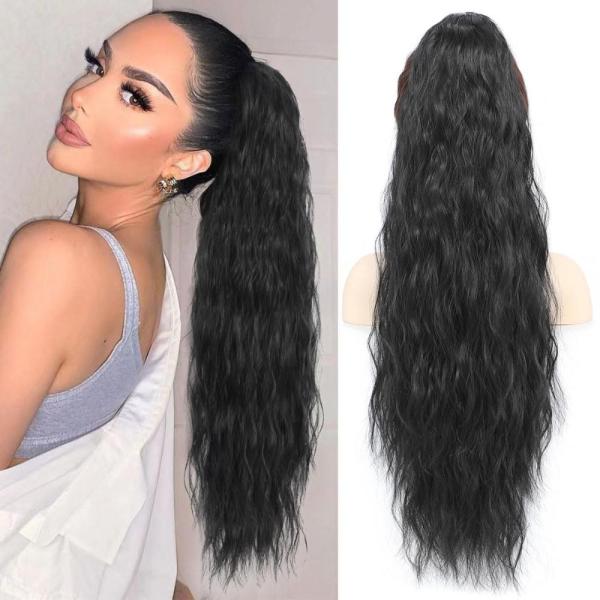 Ponytail Extension Long Curly Wig Pony Tails Hair ...