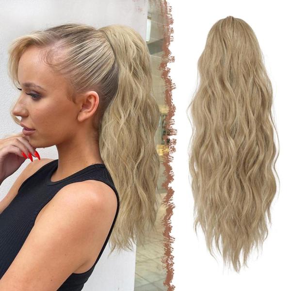 FESHFEN Ponytail Extensions, Drawstring Ponytails ...