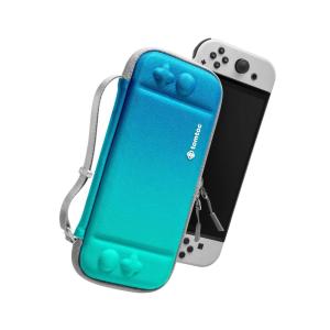 Tomtoc Nintendo Switch OLEDモデル用スイッチケース スリムOLEDスイッチスリーブ ゲームカートリッジ10個付き 保護スイッの商品画像