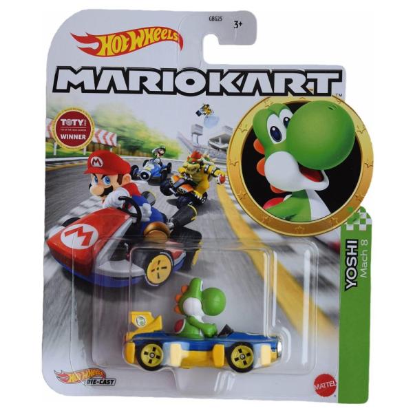 Hot Wheels Mario Kart Yoshi - Mach 8