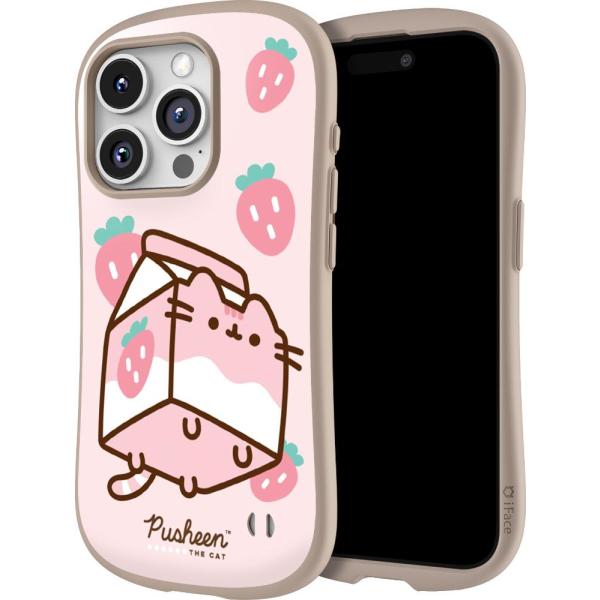 iFace iPhone 15 Pro (6.1インチ) 用ケース Pusheen ファーストクラス...