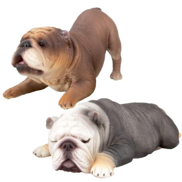 (Bull Dog) - Toymany Realistic Cute Bull Dogs Toy ...