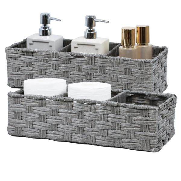 Toilet Paper Basket for Bathroom, Waterproof Plast...