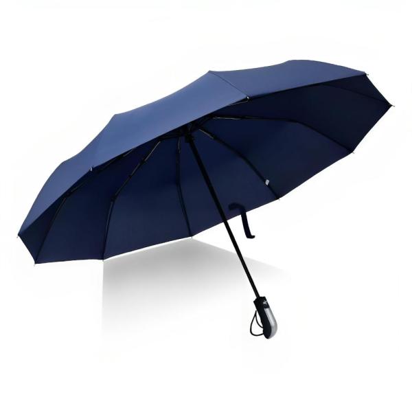 JiLyan 高度な自動折りたたみ傘 雨と紫外線に強い折りたたみ傘 男性用 軽量 ポータブル マルチ...