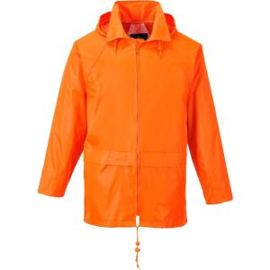 Portwest US440ORRXL Regular Fit Classic Rain Jacket XL - Orangeの商品画像