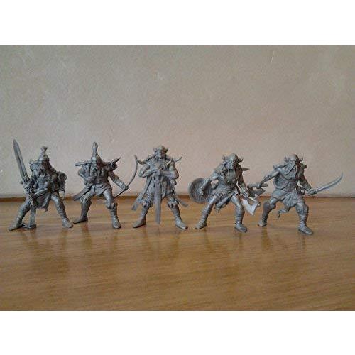 ファンタジーBattles Viking Warriors 54mm 1/ 325ファンタジーSF ...