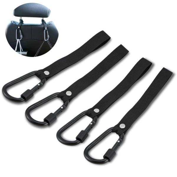 ECOSHIRE Headrest Hooks for Car - Backseat Hanger ...