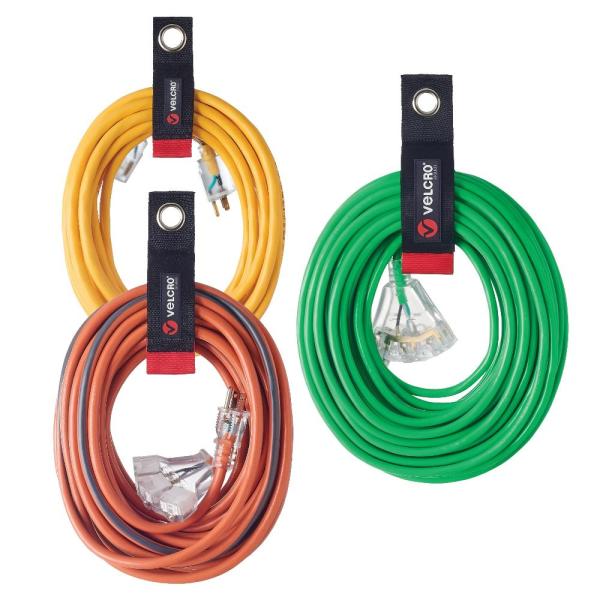 VELCRO Brand Easy Hang Extension Cord Holder Organ...