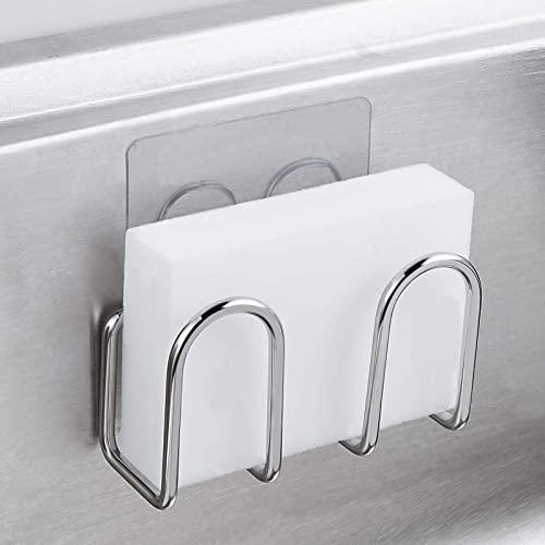 Adhesive Sponge Holder Sink Caddy for Kitchen Acce...