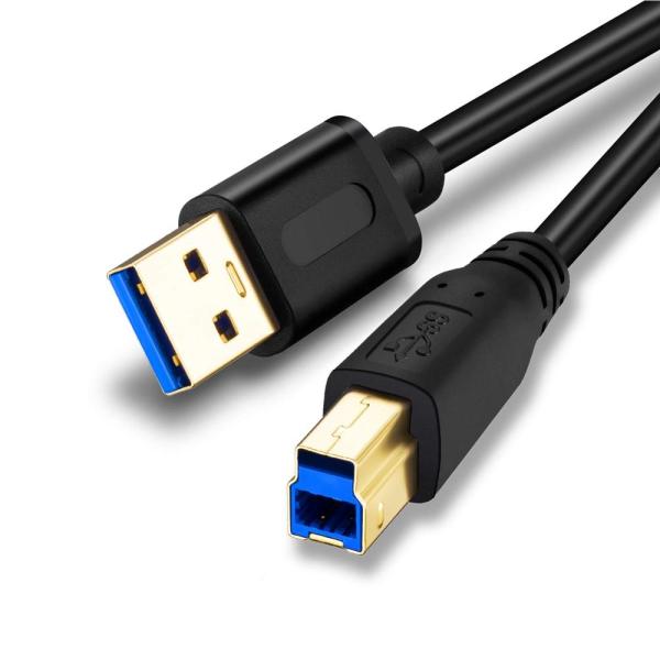 Jelly Tang USB 3.0 Cable A Male to B Male 10Ft,Sup...
