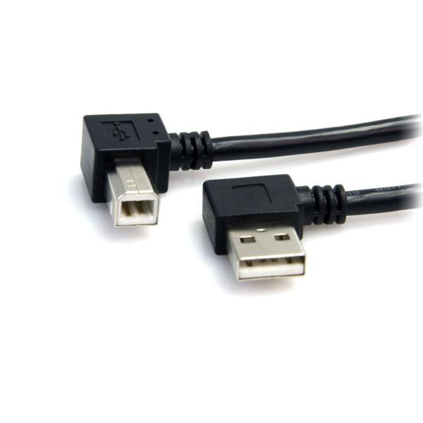 StarTech.com A - B L型USB ケーブル オス/オス 91cm USB2HAB2R...