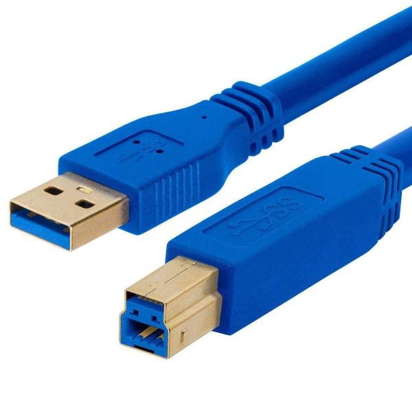 CMPLE 671-N USB 3.0 A Male to B Male Gold Plated C...