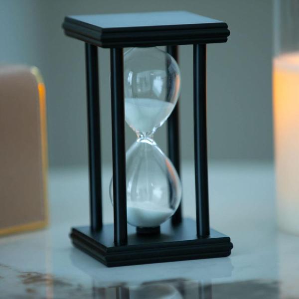 30分 砂時計 砂時計 大きな砂タイマー ギフト用 装飾木製砂時計 ヴィンテージサンドタイマー ホー...
