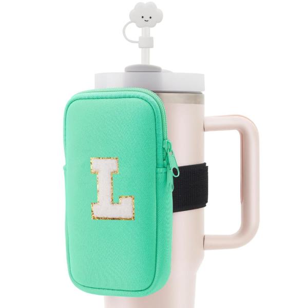 Ekarley Initial Water Bottle Pouch for Stanley Cup...