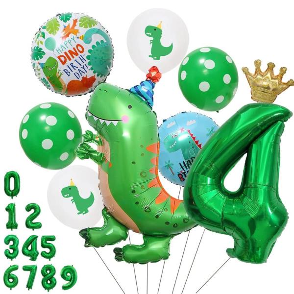 恐竜誕生日バルーン - 恐竜パーティーデコレーション 1歳 恐竜バルーンセット 男の子または女の子 ...