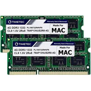 Timetec Hynix IC 8GB MAC用 DDR3 1333 MHz PC3 204 Pin SODIMM Apple専用増設
