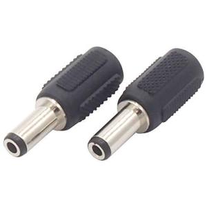 オーディオファン アダプタプラグ変換 2点セット 3.5mmミニジャック モノラル メス - 内径3.0mm オス 変換アダプ