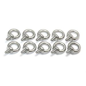 FregocS アイボルト M6×L11 ステンレス製 便利な10本セット EBSM6L11-10p